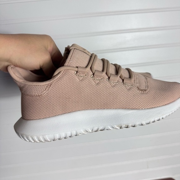 Adidas Tubular Shadow Youth/Womens Tan White YEEZY Comfort Sneakers BB6746 Sz 7 - Picture 5 of 11